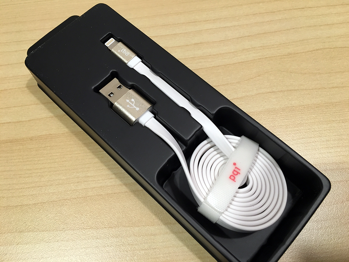 PQI i-Cable Lightning Cable(ライトニングケーブル) iPhone/iPad用 充電＆同期ケーブル