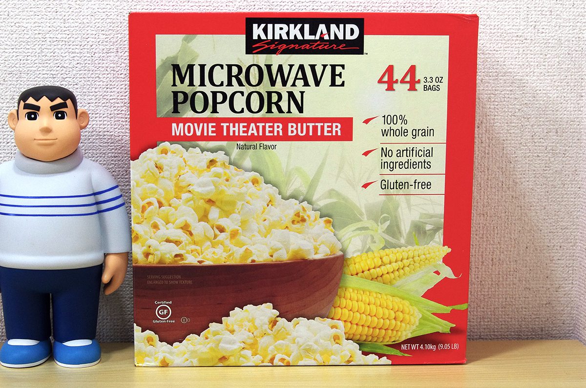 Costco(コストコ) Kirkland Signature Microwave Popcorn (カークランドシグネチャー マイクロウェーブ  ポップコーン) 電子レンジでできるポップコーン (44袋 税込1,498円) | コノシナ